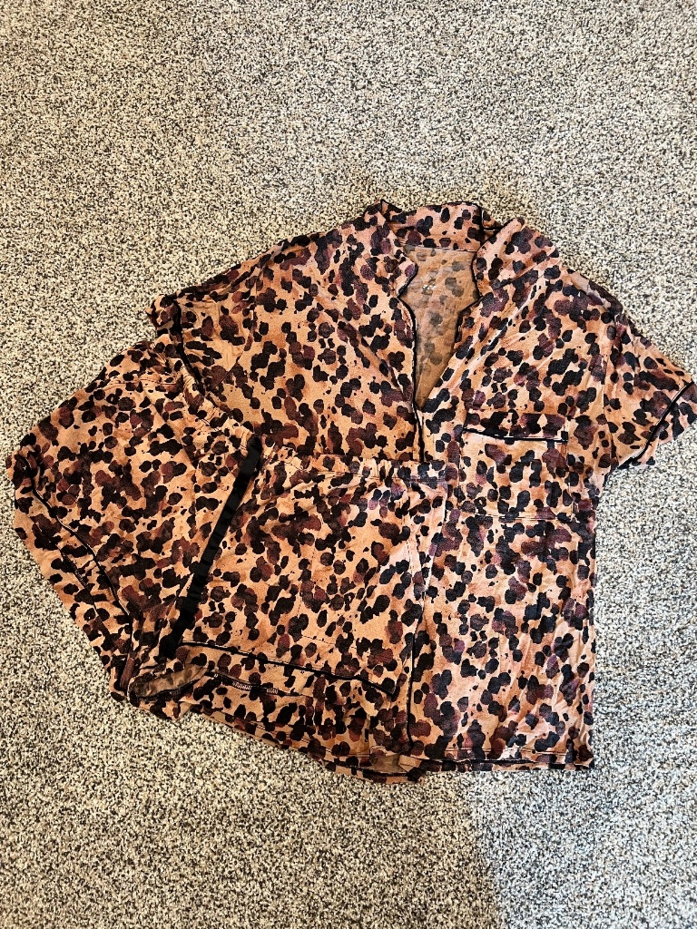 STARS ABOVE Cheetah Print Pajama Set